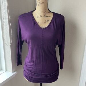 Michael Stars 3/4 sleeve. Derp plum-color. OS.